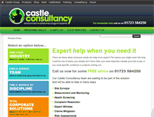 Tablet Screenshot of castle-consultancy.com